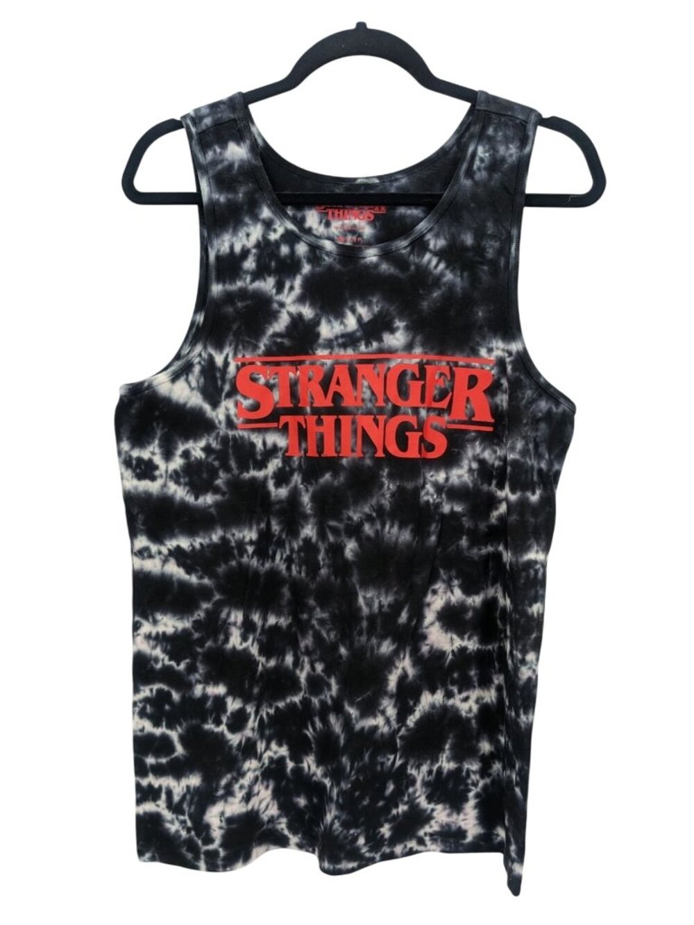 Stranger Things Tie Dye Graphic Tank Top Streetwear Grunge Indie Sleaze Small